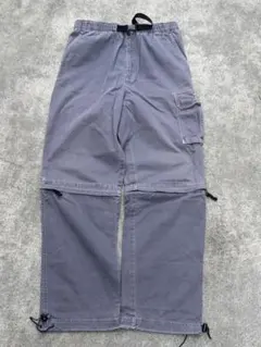 デタッチャブルカーゴパンツ ネイビー&ベージュ