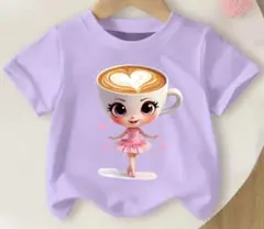 イタリアンブレインロット バレリーナカプチーナ Tシャツ 130 パープル
