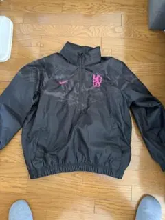 チェルシー　ウインドランナー　Nike ハーフジップジャケット ブラック/ピンク