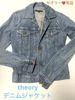 theory Gジャンセオリーデニムジャケット美シルエット美品 レディース 春夏