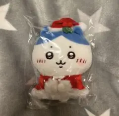 ちいかわ サンタさんだ！ 持ちますマスコット ハチワレ クリスマス