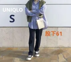 ネイビー スラックス