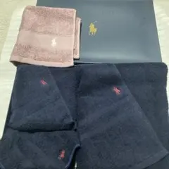 未使用Ralph Lauren タオル４枚セット　バス1フェイス1ウォッシュ２枚