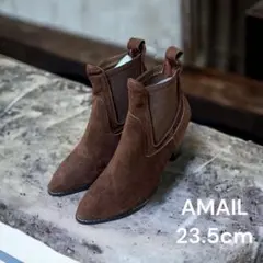 ✨注目✨AMAIL アマイル ソックスブーツ ブラウン レディース 人気のサムネイル