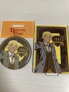 名探偵コナン　安室透　アクリルスタンド　缶バッジ