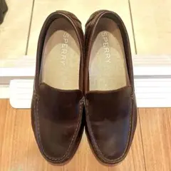 ✨美品✨ スペリートップサイダー ドライビングシューズ レザーブラウン