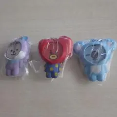 BTS BT21 フォトフレームマスコット 3体セット