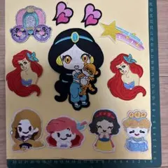 刺繍アイロンワッペン　プリンセス.ズ　値下げ　安い