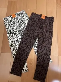 RRmoment レオパード柄パンツ 2枚セット 110
