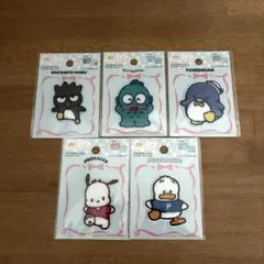 新品　パイルワッペン　サンリオ　はぴだんぶい　シール　シール帳