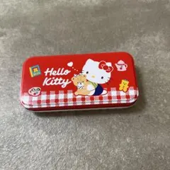 ハローキティ　身の回り雑貨　缶ケース　絆創膏　いつまでもサンリオ