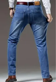 ❁TEMUメンズストレッチデニム❁薄地❁36(３L)❁試着のみ❁送料出品者負担