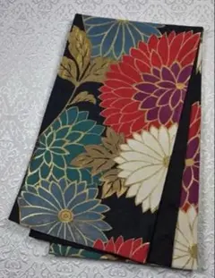 ak-009 正絹袋帯 振袖 成人式 美品 桜 菊 古典吉祥文様 - メルカリ