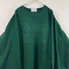 Lee USA製 ロゴトレーナー スウェット 緑 グリーン