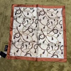 Aquascutum アクアスキュータム シルク プチスカーフ ベア