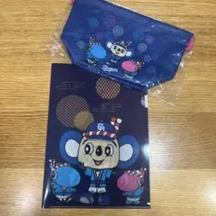 【新品未開封】ドラゴンズ　ファンフェスタ　ドアラ　巾着　クリアファイル　2025