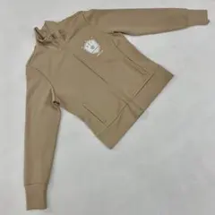 COMME ÇA ISM ジップアップ スウェット ベージュ Mサイズ オシャレ