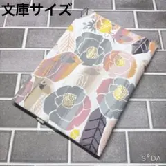 ブックカバー　花と鳥　b
