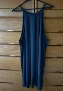 ノースリーブカットソーワンピース ダークブルー