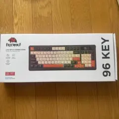 FREEWOLF 96キー ワイヤレスメカニカルキーボード 本体