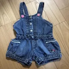 ミキハウス　ダブルビー　女の子　サロペット