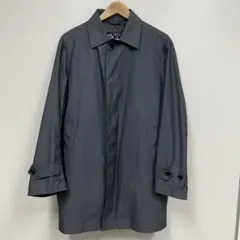 グレー ステンカラーコート