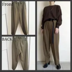 YOKE ヨーク CUT-OFF 1TUCK WIDETROUSERSCAMELのサムネイル