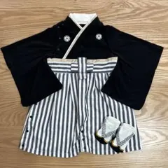 スウィートマミー 袴ロンパース 男の子 80cm 靴下付き