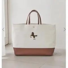 SEVEN TEN ワンポイント刺繍バッグ(オフホワイト)のサムネイル