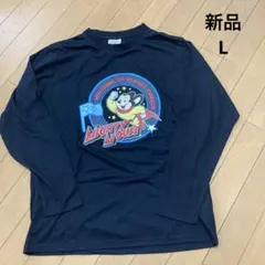 新品　黒　マイティマウス　長袖Tシャツ　Lサイズ