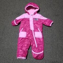子供用スキーウェア フード付き 70サイズ ピンク　ジャンプスーツ　女の子
