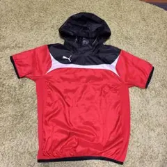 Puma フード付きピステ 赤黒