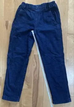 UNIQLO ダークブルー 140 ロングパンツ