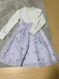 MISCH MASCH スカート　花柄　レース