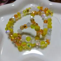 カラフルビーズブレスレット 21g