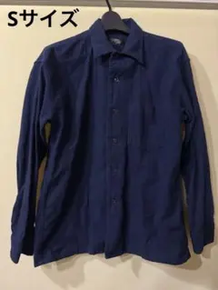 ネイビー 長袖シャツ Sサイズ 美品