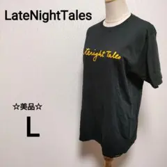 ☆美品　LateNightTales　L　バンドTシャツ　ロゴ　2237
