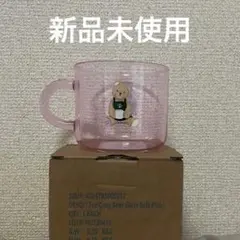 スタバ ジェラピケ コラボ マグカップ ベア ピンク 新品未使用