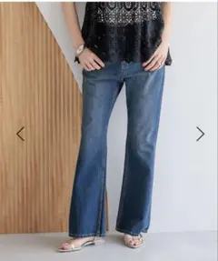 ローリーズファーム　デニムフレアパンツ　新品タグ付き