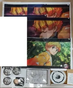 鬼滅の刃★我妻善逸★ufotable★豆皿★クリアファイル★缶バッジポストカード