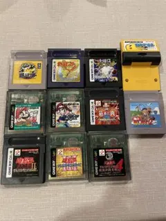 ゲームボーイソフトまとめ売り　ケース５個付き