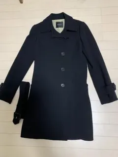 BOSCHブラック チェスターコート ベルト付き