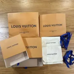 ルイヴィトン　布袋　空箱　リボン　メッセージカード