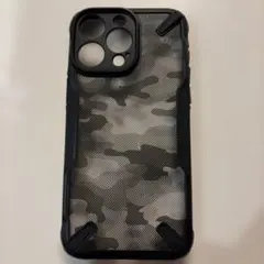 iPhone15 pro max スマホケース 対衝撃 迷彩柄