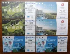 【最新】HEIWA 株主ゴルフ利用券 2枚・ クールカート優待券 2枚他のサムネイル