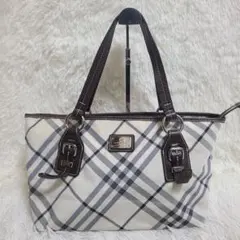 美品　バーバリーブルーレーベル トートバッグ　ノバチェック