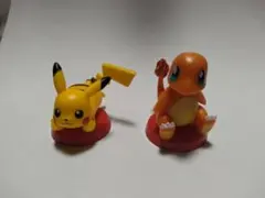 ポケモン　チョコエッグ　ピカチュウ、ヒトカゲ