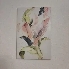 植物の葉の水彩画キャンバスアート