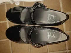 あしながおじさん　パンプス　厚底ストラップシューズ