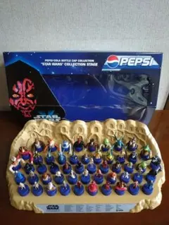 スターウォーズ エピソード1ボトルキャップ フルコンプ コレクションステージ付き
